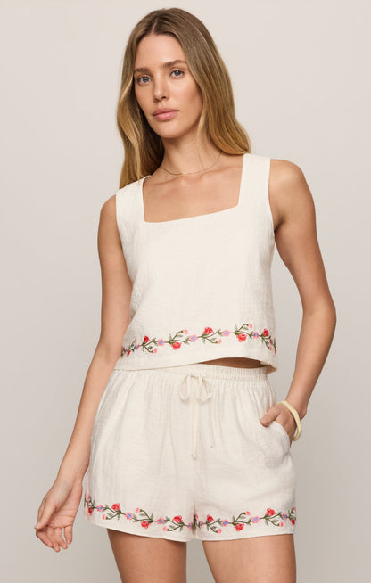 Charli Embroidered Tank