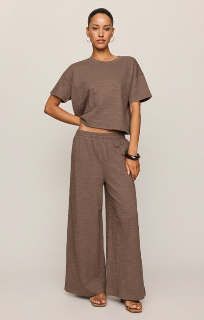 Sway Textured Cropped Tee