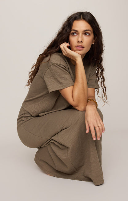 Sway Textured Cropped Tee