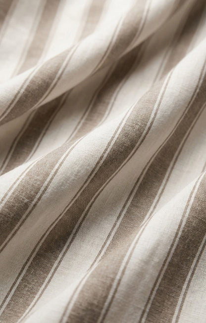 Perfect Striped Linen Button Up