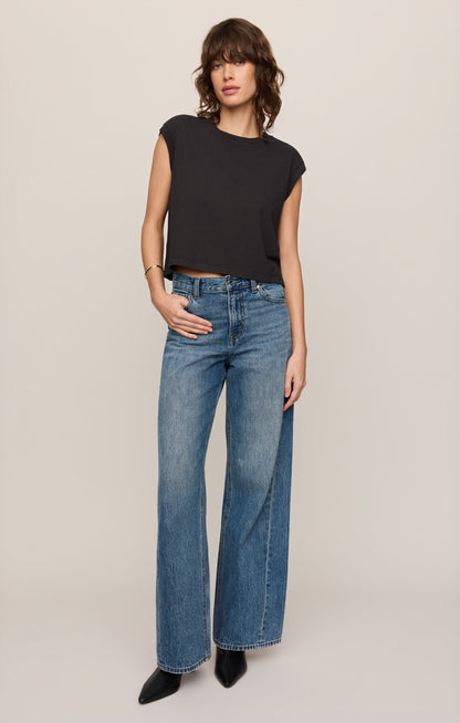 Flex Cropped Muscle Tee