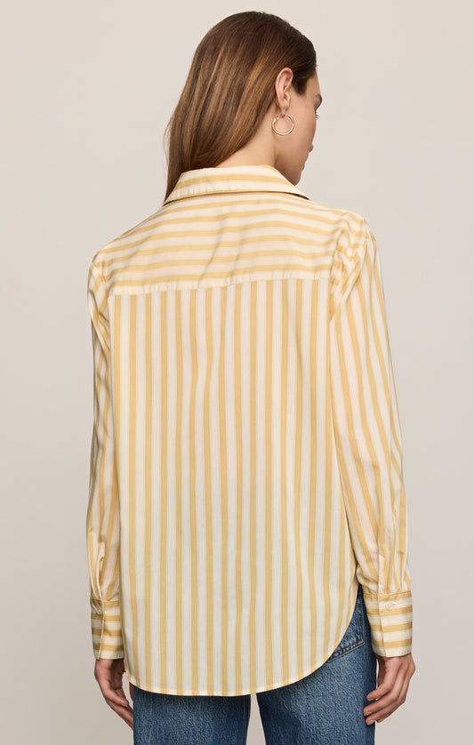 Golden Haven Stripe Button Up