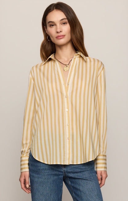 Golden Haven Stripe Button Up