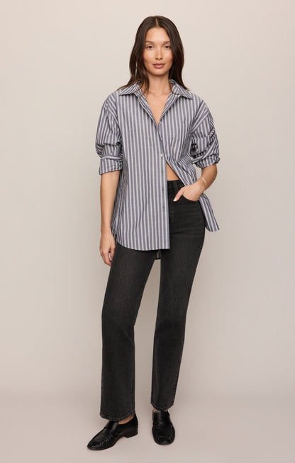 The Gallery Striped Button Up