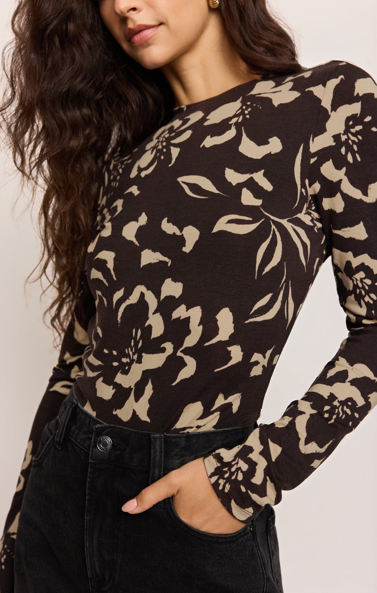 Onyx Freya Floral Long Sleeve Top