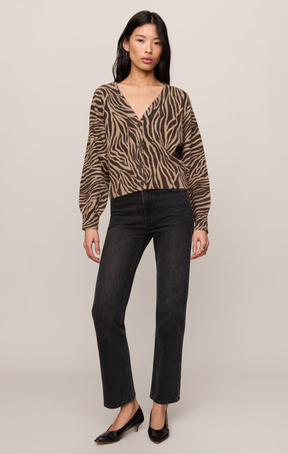 All The Wild Zebra Cardigan