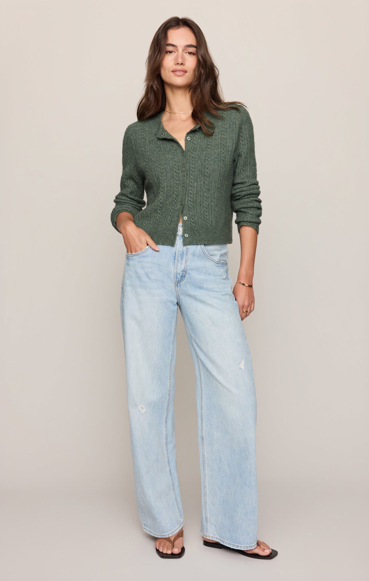 Medina Cable Cardigan
